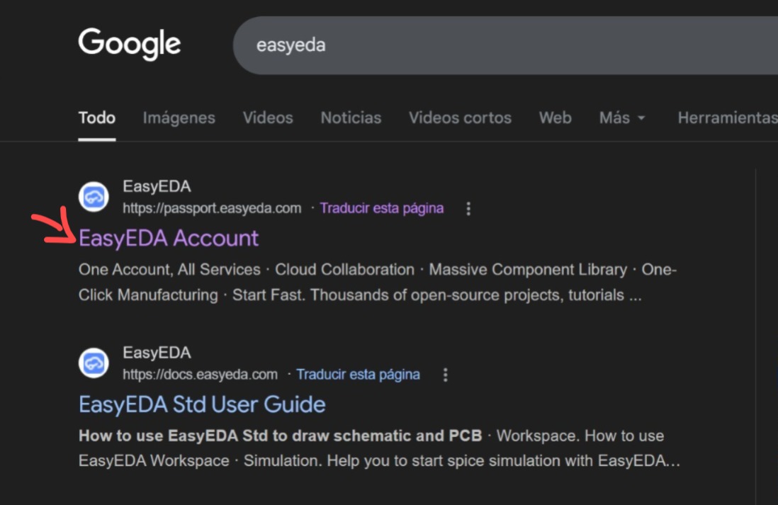 EasyEDA download page